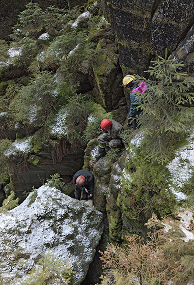 In the gorge - smaller format