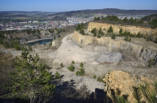 The quarry from above - smaller format