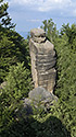 Rocky tower on the ridge - main link