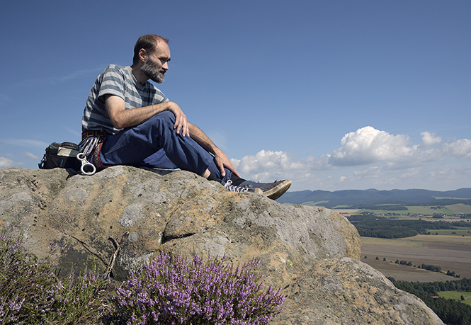 On the rock - smaller format