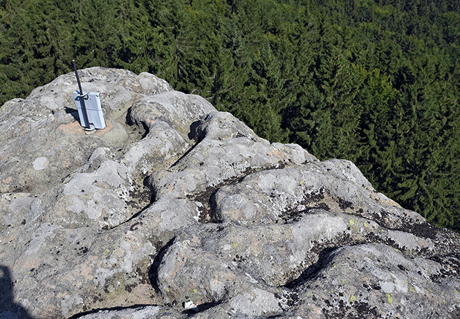 The top of the "Poop" rock - smaller format