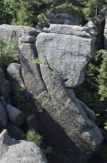 On the rock - smaller format