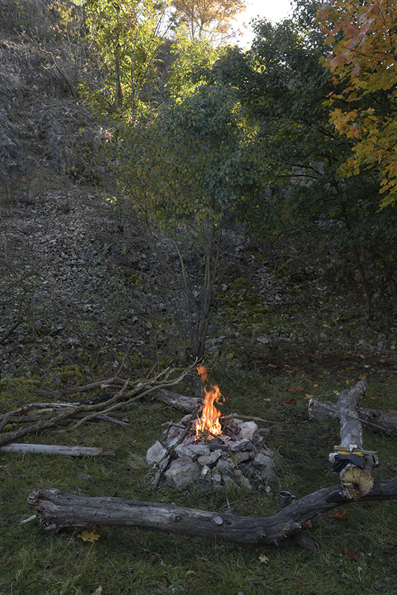 Camp fire - larger format