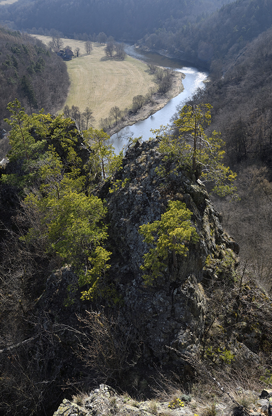 On the "Devil`s Rock" - larger format