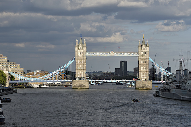 Tower Bridge - men formt