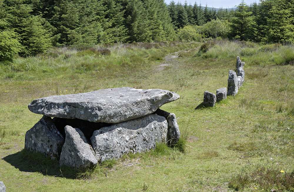 Dolmen u Postbridge - vt formt