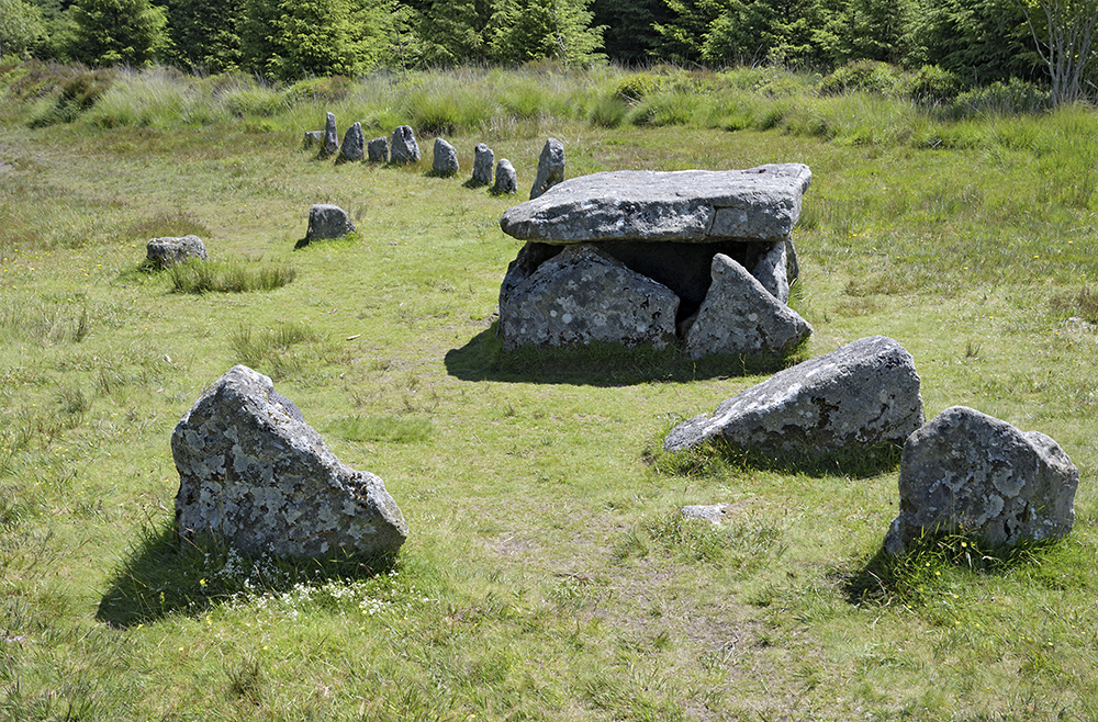 Dolmen u Postbridge - vt formt