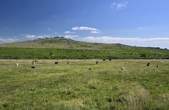 Menhir u Merrivale - men formt