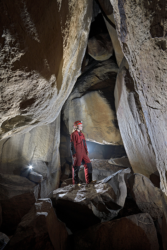 V Teplické jeskyni - větší formát
