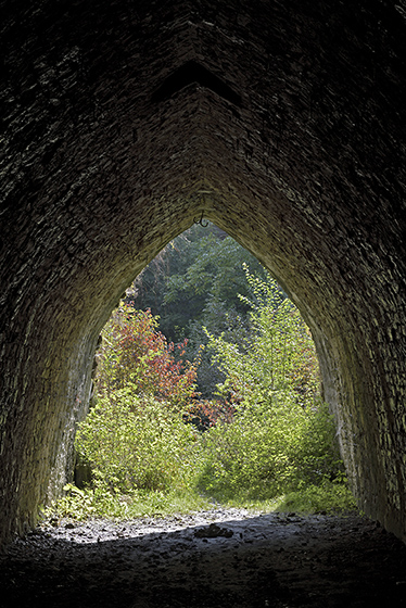 Porsk tunel - men formt