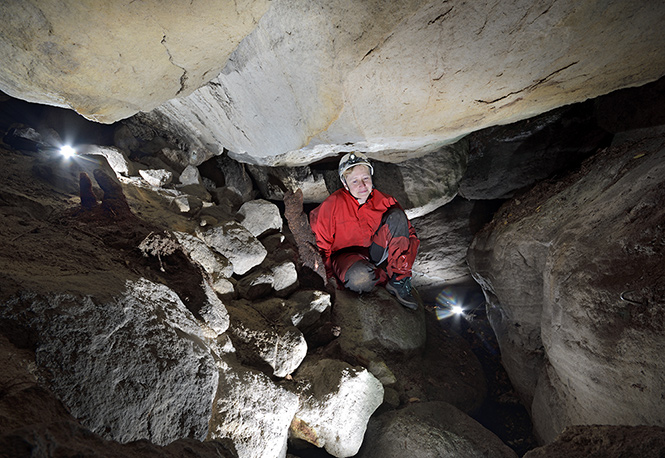 In the "Root Cave" - smaller format