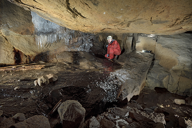 In the "Salamander Cave" - smaller format