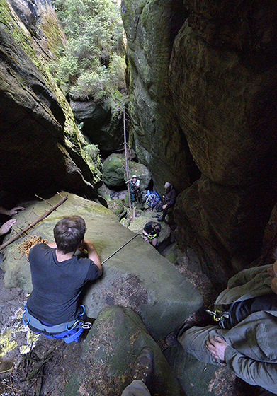 In the gorge - smaller format