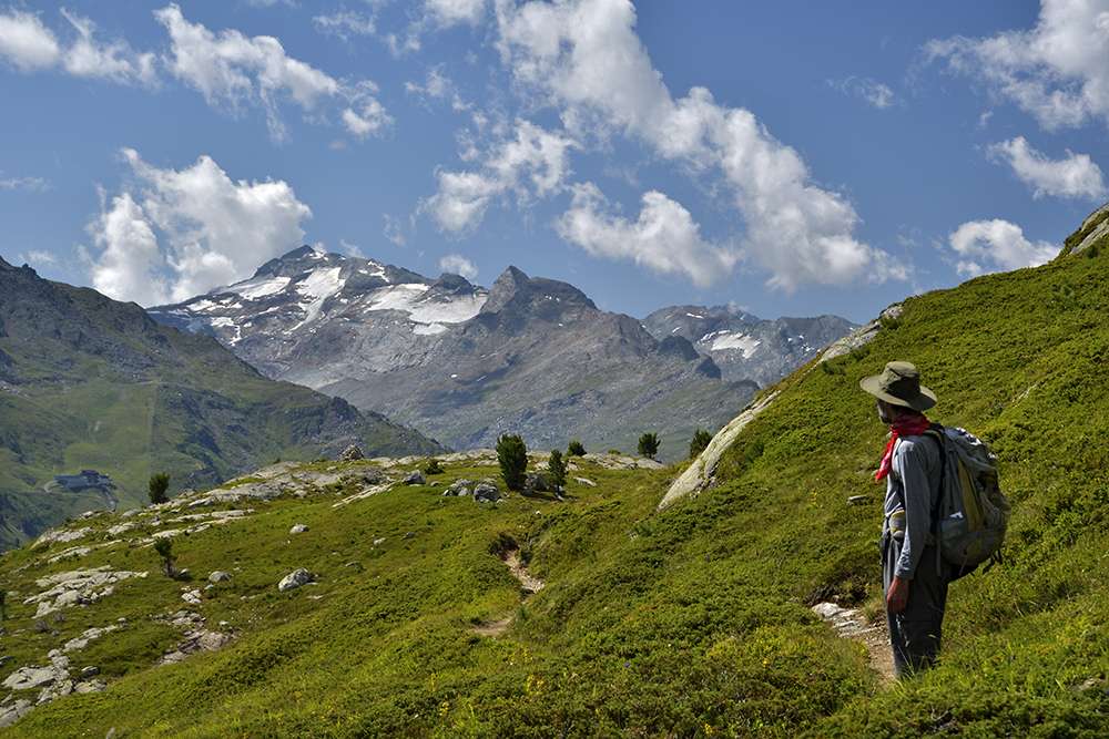 In mountains - larger format