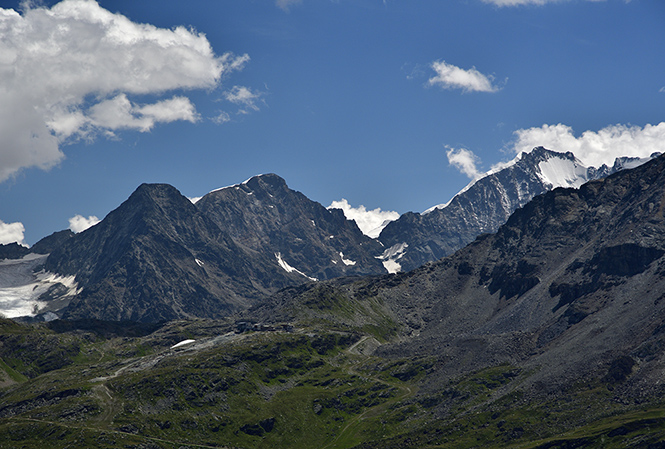 Piz Morteratsch a Bernina - men formt