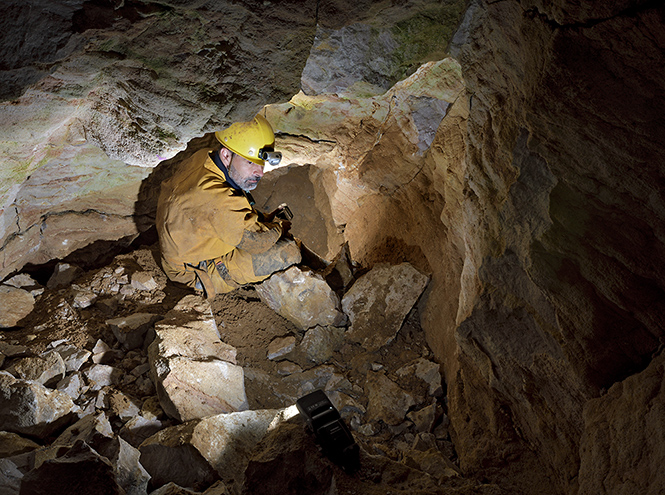In the cave - smaller format