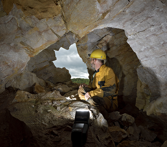 In the cave - smaller format