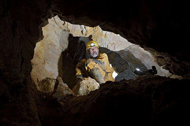 In the cave - smaller format