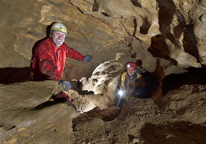 In the cave - smaller format