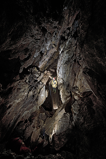 In the cave - smaller format