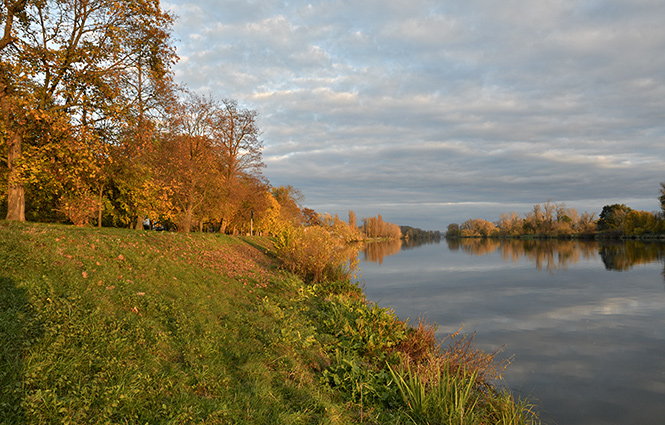 By the riverside - smaller format