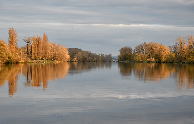 By the riverside - smaller format