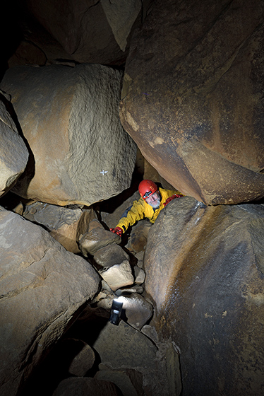 In the "Teplice Cave" - smaller format