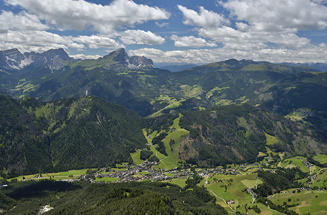 View down - smaller format