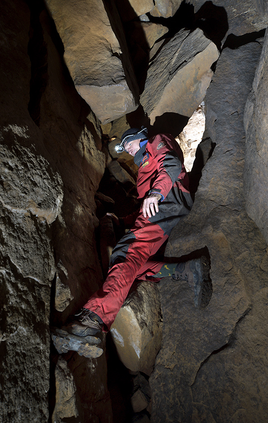 In caves of "Labe Canyon" - larger format