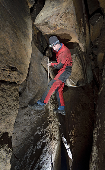 In caves of "Labe Canyon" - smaller format