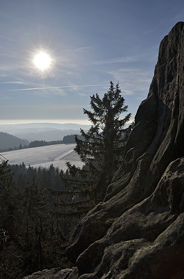 On rocks - smaller format