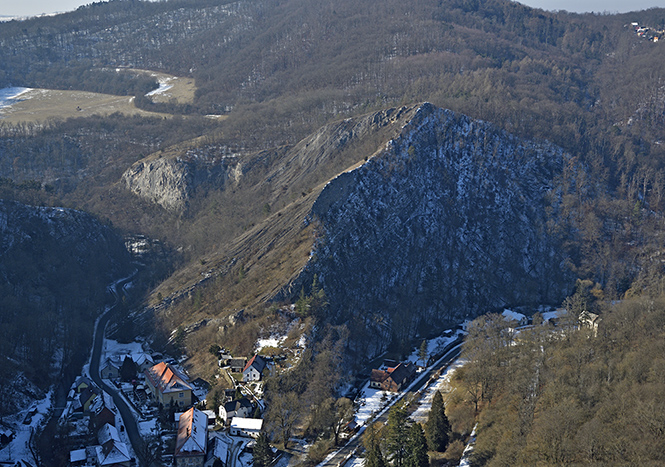 View down - smaller format