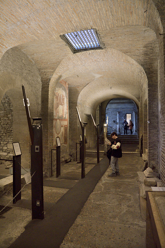 In the old basilica - larger format