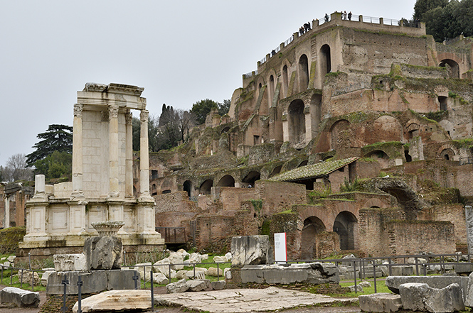 Ruins of Vesta Temple - smaller format