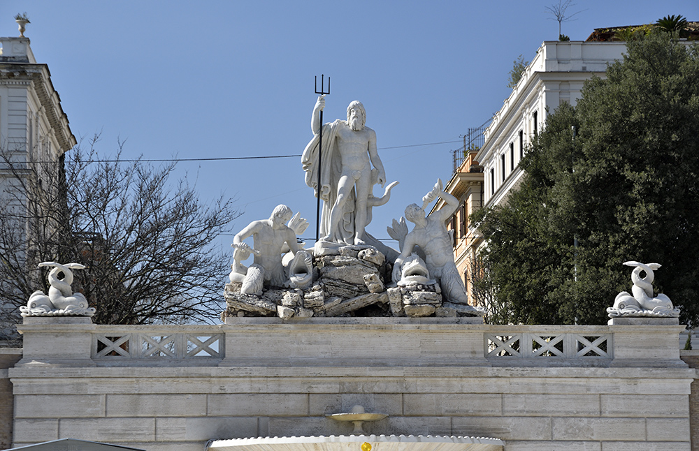 Neptun na Piazza del Popolo - vt formt