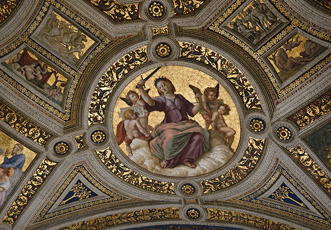 In the Vatican Museum - smaller format