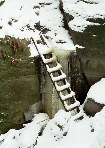 Ladder in ice - smaller format