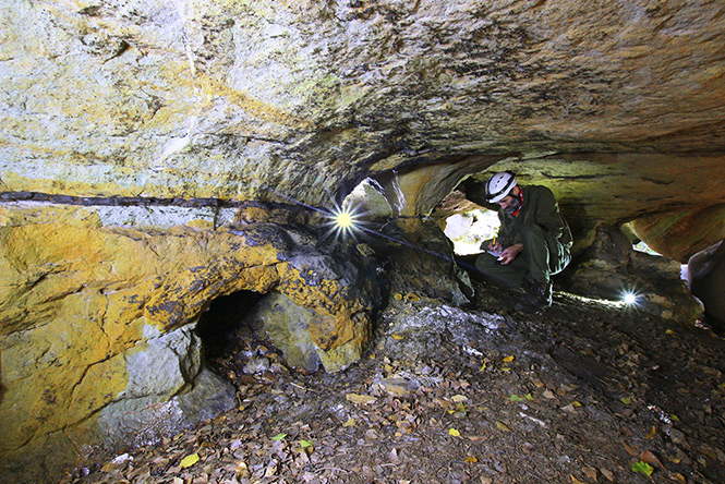 V Loupenick jeskyni - men formt