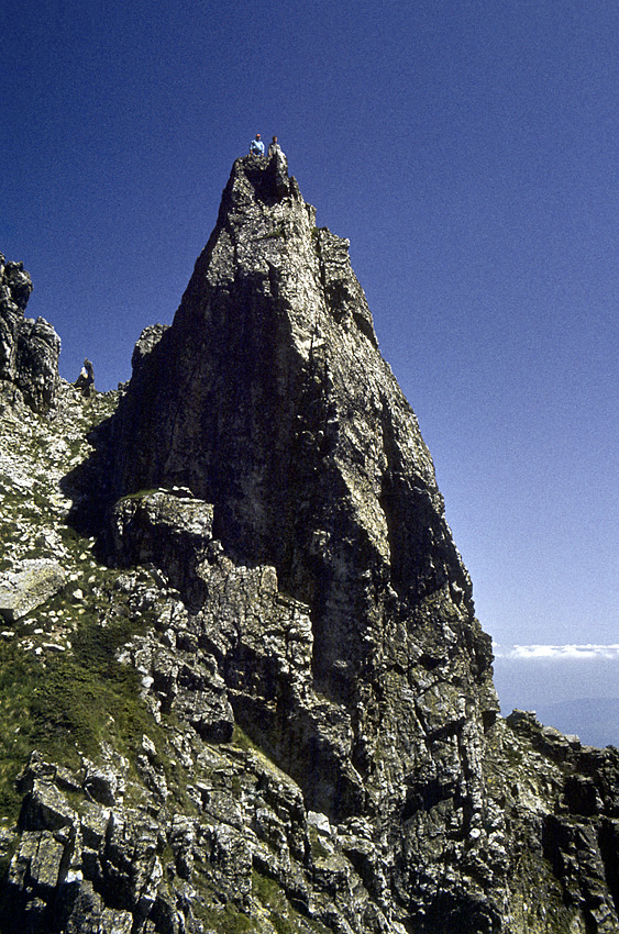 On the rock - larger format