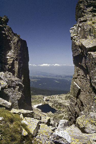 Stran jezero - men formt
