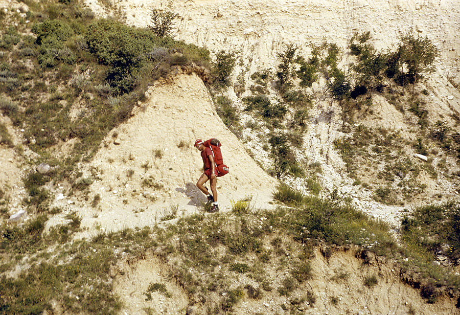 Sandy wall - larger format