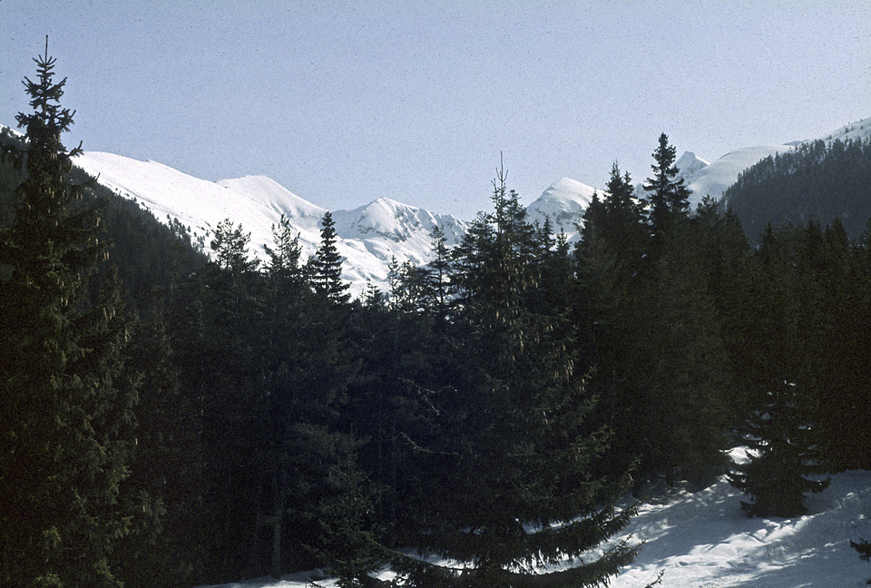 Entry into mountains - larger format