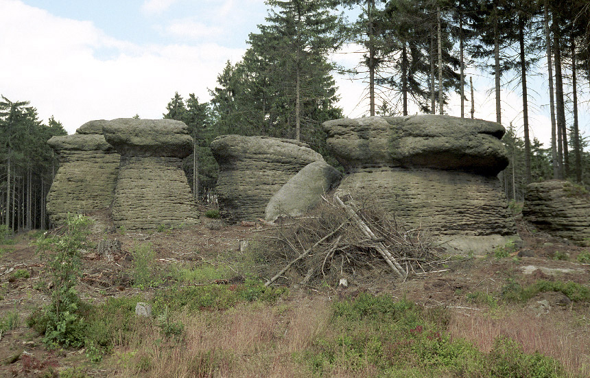 Rocky mushrooms near "Slavn" - larger format