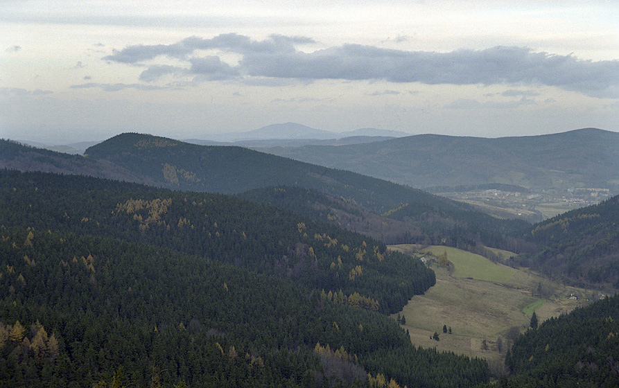 Pohled na severovchod - vt formt