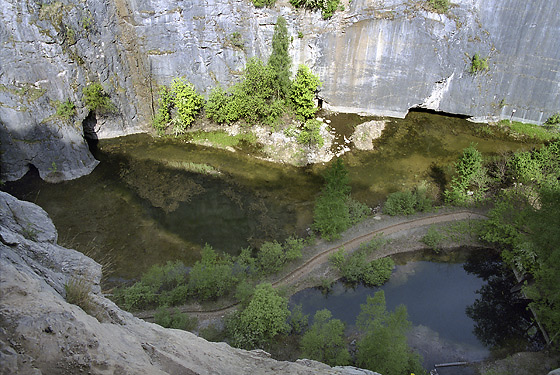 Bottom of the "Mexico" quarry - smaller format