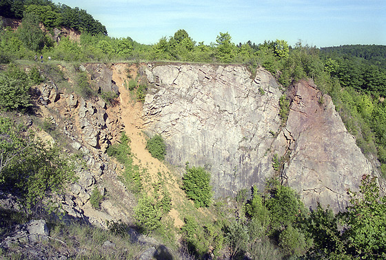 In the old limestone quarry - smaller format