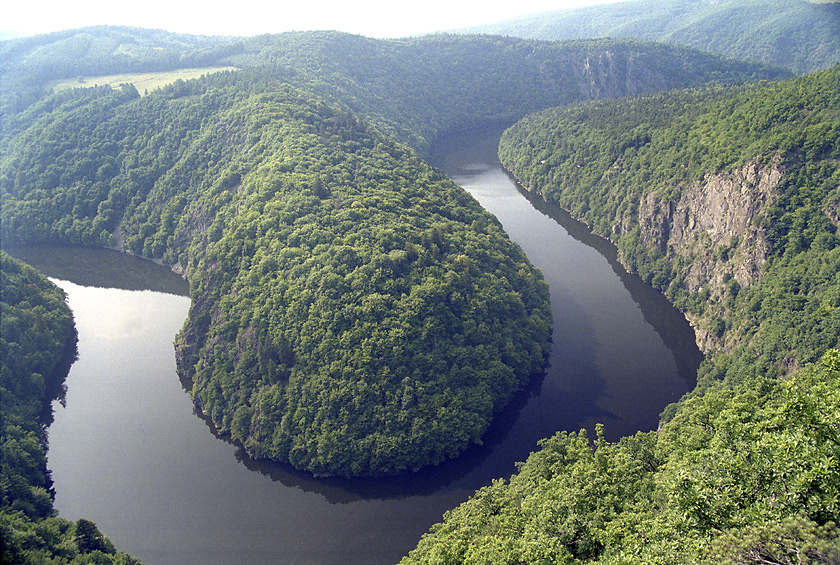 Meandr Vltavy pod Mjem - vt formt