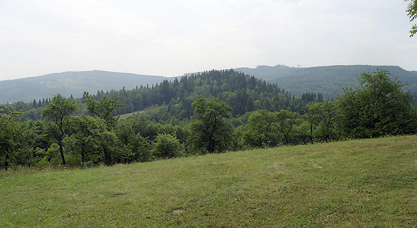 Panorama Bystřických hor - menší formát