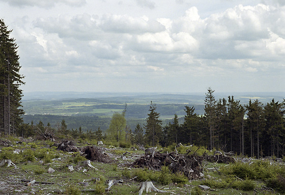 Pohled na severovchod - men formt