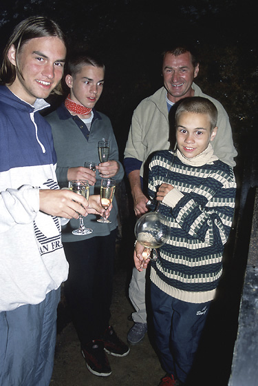 In the wine cellar - smaller format